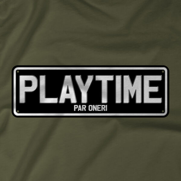 RACT - Playtime Callsign Number Plate White on Black Thumbnail