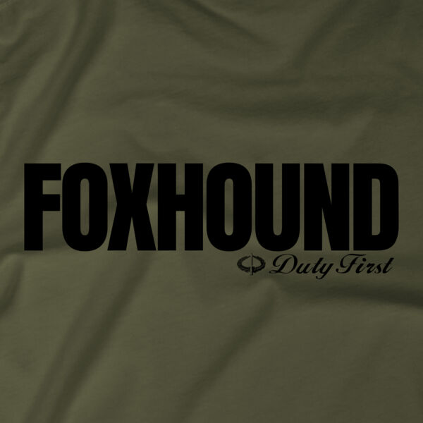 RA Inf - Foxhound Callsign - Plain Black Thumbnail